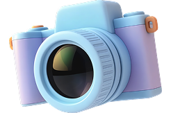 plastiс lilac camera